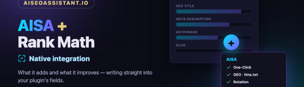 AISA + Rank Math integration: what it adds and improves