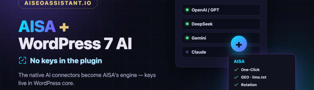 AISA + WordPress 7: the native AI connector as provider