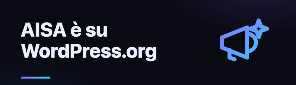 Comunicato stampa: AISA è disponibile su WordPress.org — AI SEO & GEO Assistant